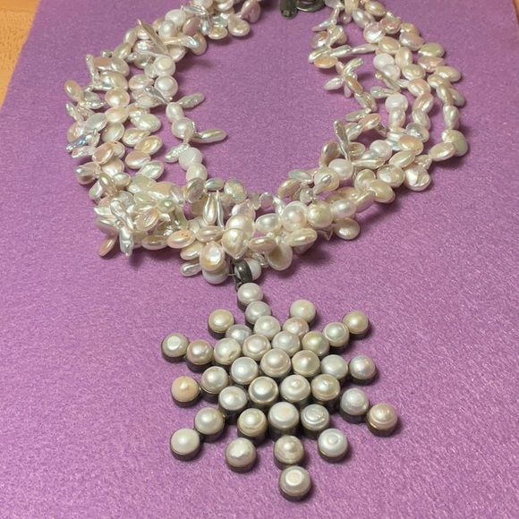 Freshwater pearl necklace - Picture 5 of 7